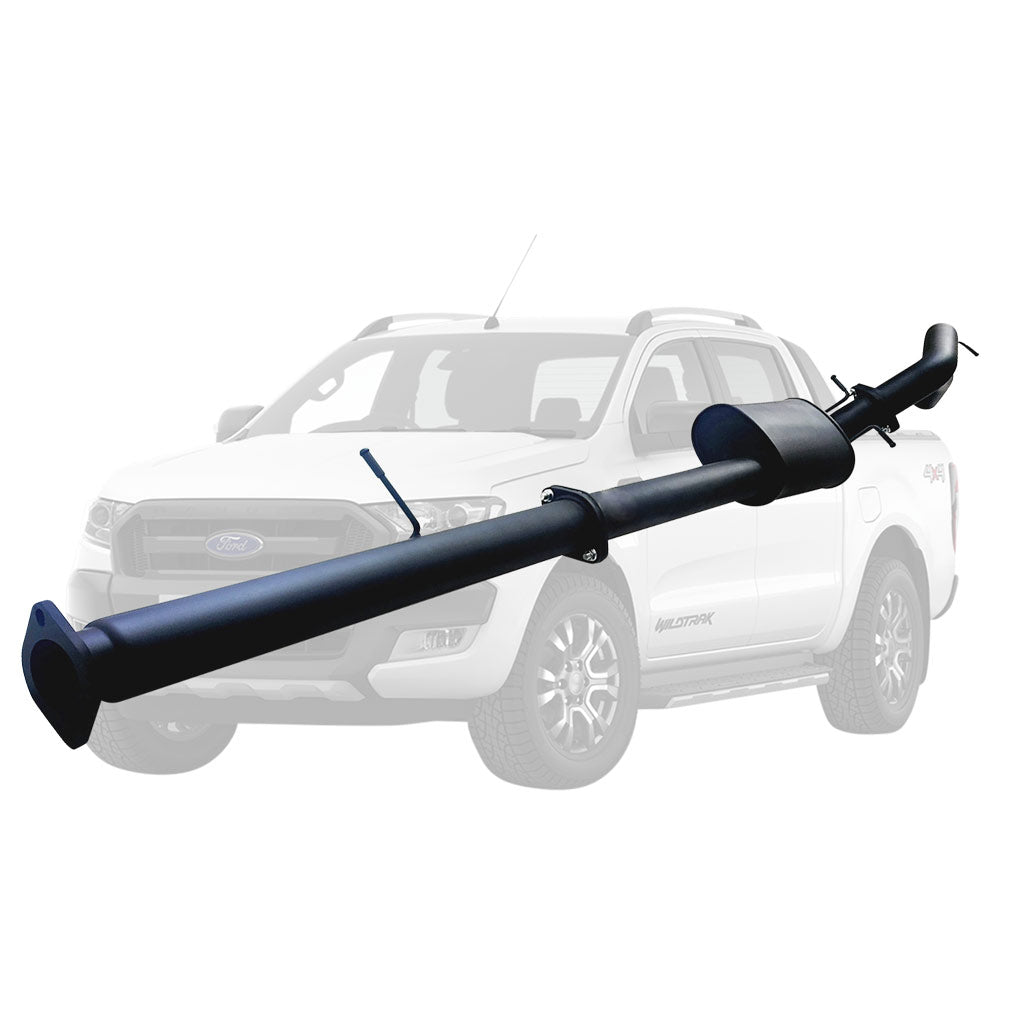 FORD RANGER PX 2.2L 10/2016 ON 3" # DPF # BACK EXHAUST WITH MUFFLER ONLY