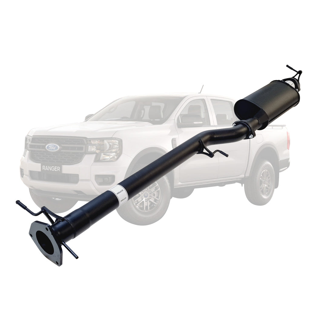 FORD RANGER NEXT GEN V6 3L TURBO DIESEL 2022 > 3" # DPF # BACK EXHAUST WITH MUFFLER WITH DIFF DUMP