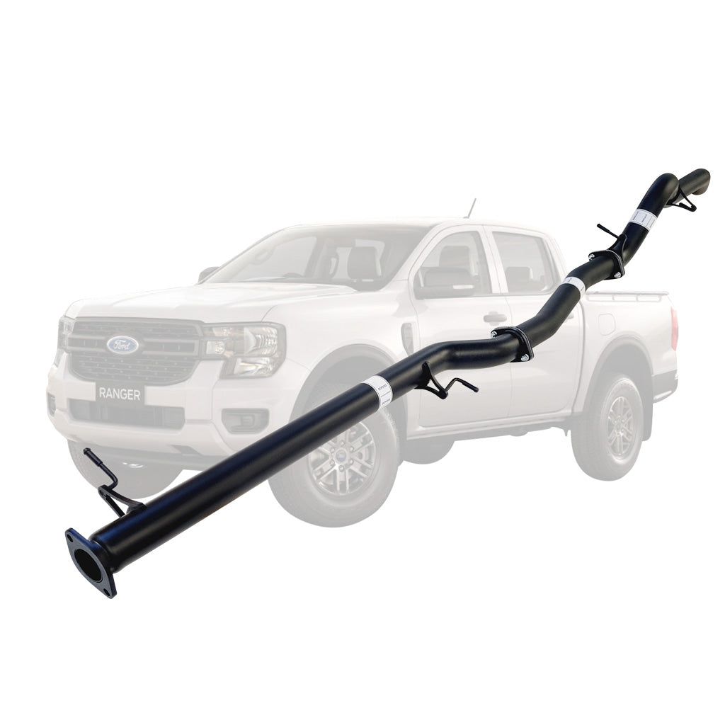FORD RANGER NEXT GEN 4CYL 2L BI-TURBO 2022 > 3" # DPF # BACK EXHAUST WITH PIPE ONLY