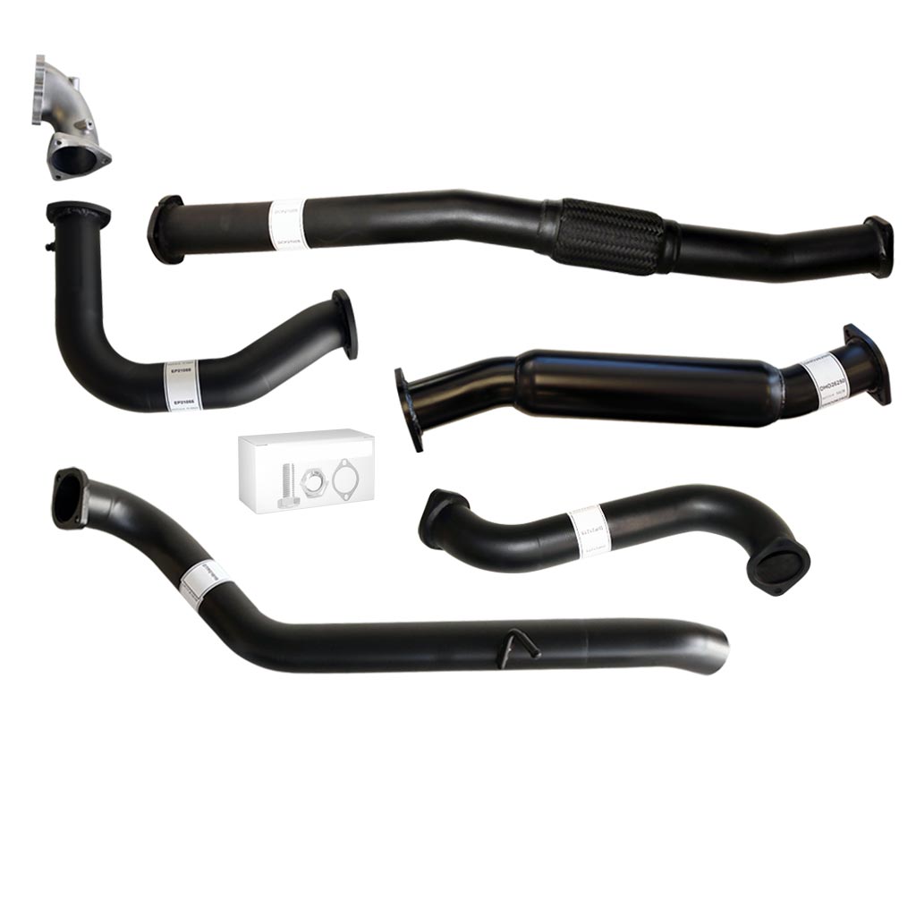 NISSAN PATROL GU TD42 WAGON 3" TURBO BACK EXHAUST WITH STAINLESS CAST DUMP PIPE & HOTDOG