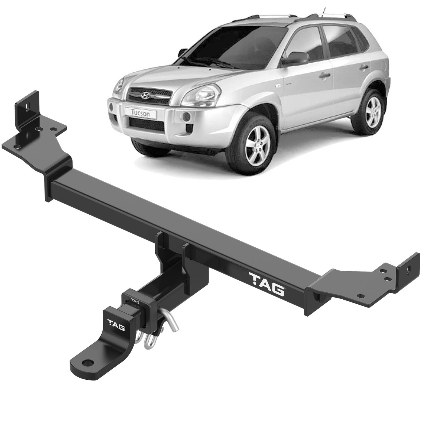 TAG Towbar Heavy Duty for Hyundai Tucson (04/2004 - 2010), KIA Sportage (04/2005 - 08/2010)