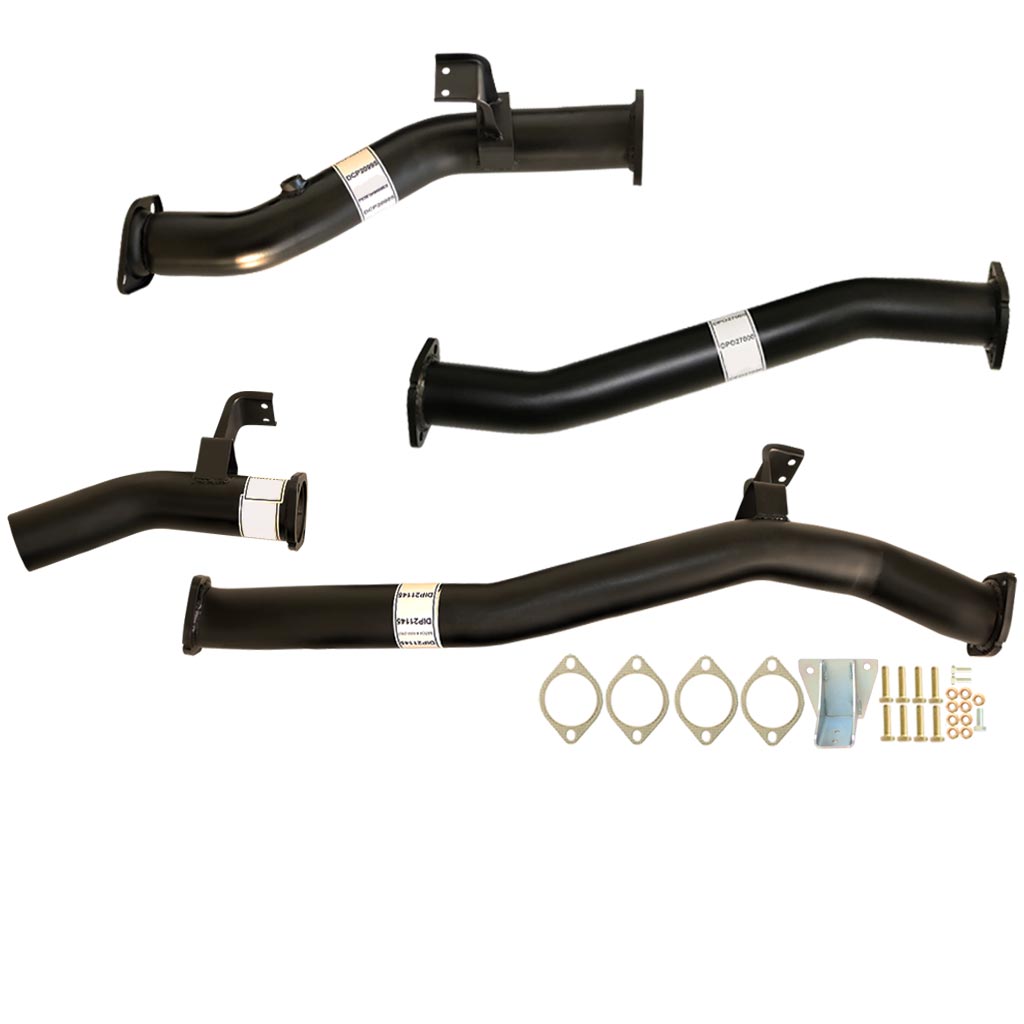 TOYOTA LANDCRUISER 76 SERIES VDJ76 WAGON 4.5L V8 9/2016 ON 3" #DPF# BACK EXHAUST PIPE ONLY