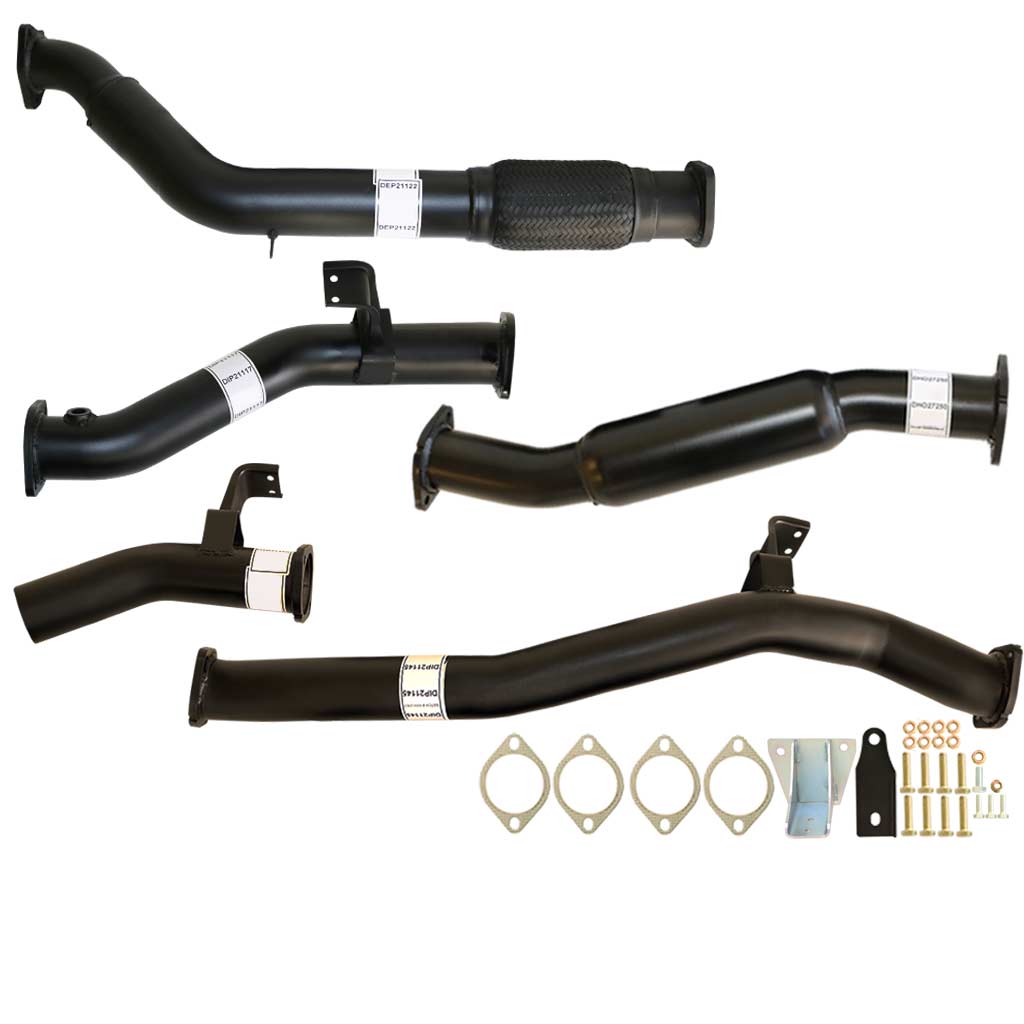 TOYOTA LANDCRUISER 76 SERIES VDJ76 WAGON 4.5L V8 9/2016 ON 3" TURBO BACK EXHAUST WITH HOTDOG ONLY