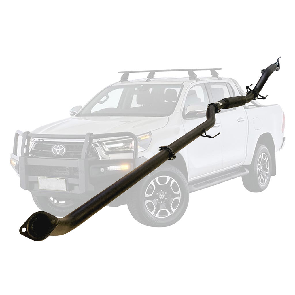 TOYOTA HILUX GUN126/136R 2.8L 1GD-FTV 2015 ON 3" #DPF# BACK EXHAUST WITH HOTDOG ONLY NEW VERSION