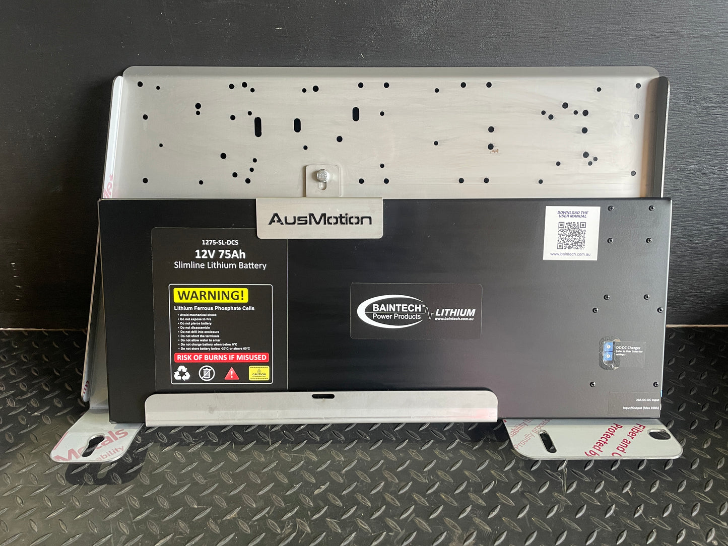 AusMotion Universal Lithium Battery Mount Suit 3rd Gen BT-50/D-Max & Np300/D23 Navara