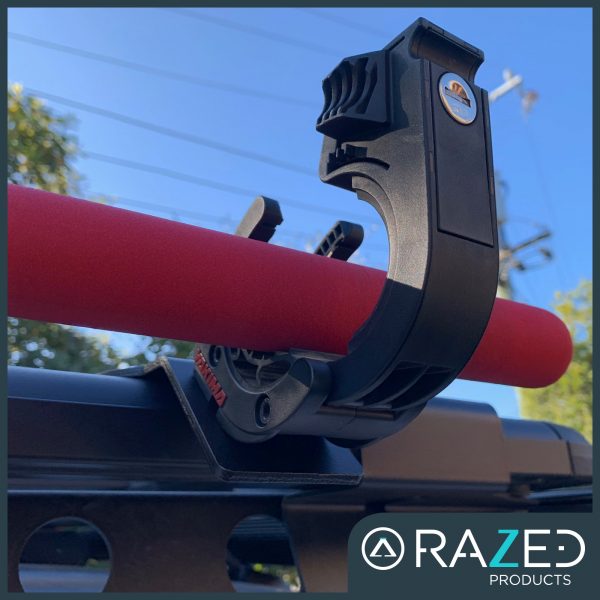 Razed Products Shovel Holder With Yakima AceO'Spades Holder