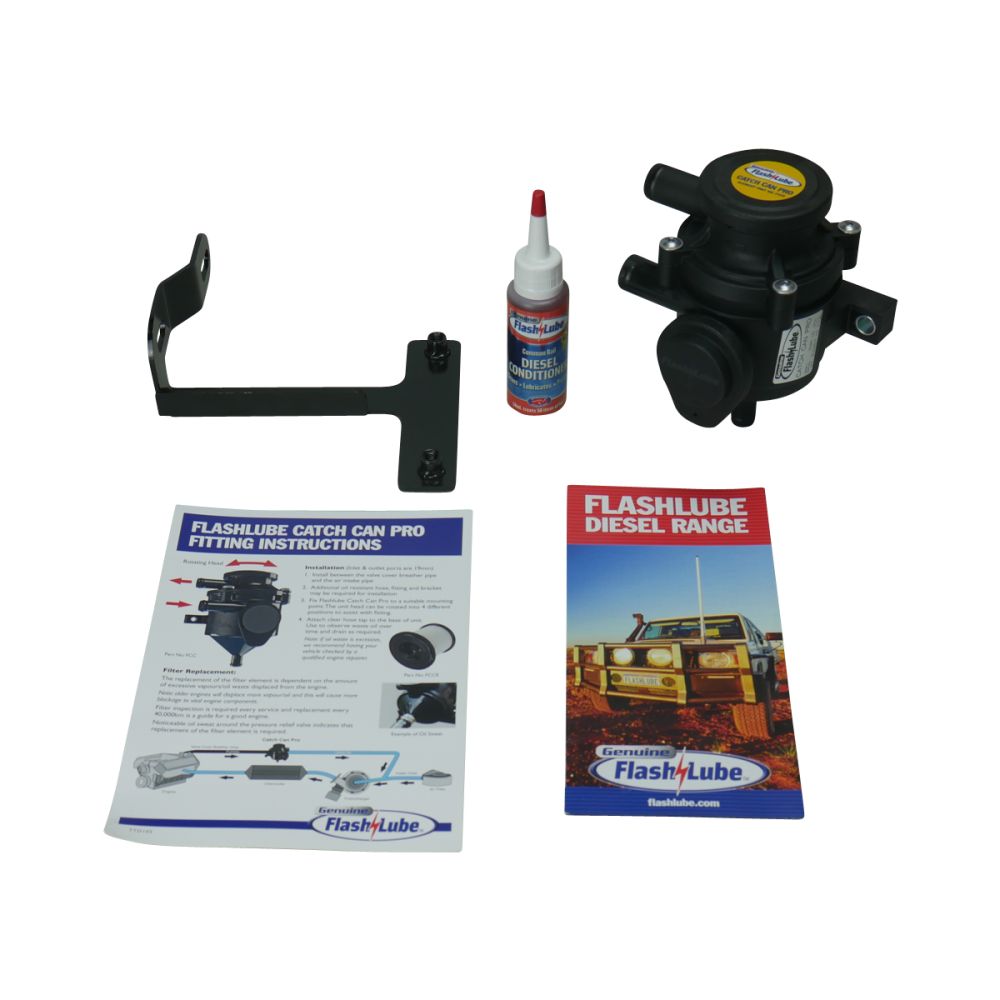Flashlube Catch Can Pro Kit Suit Isuzu D-Max/Mu-X 2012-01/2017