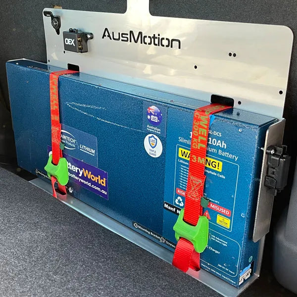 AusMotion Universal Lithium Battery Mount Suit PX Series Ranger/BT-50 2nd GEN