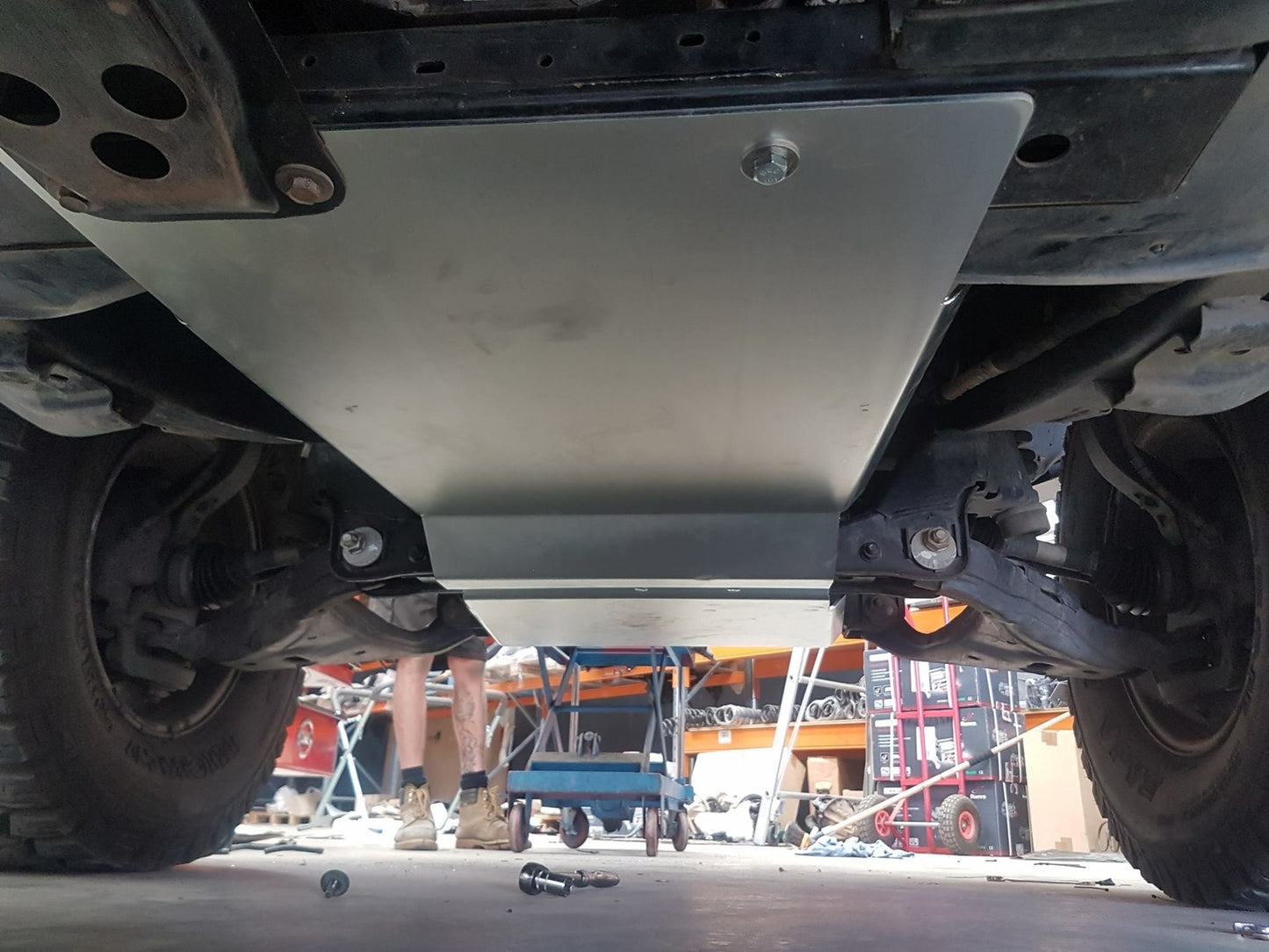 BushSkinz Alloy Underbody Protection Bash Plates Suit Ford Ranger/Everest - Front, Sump, Transmission