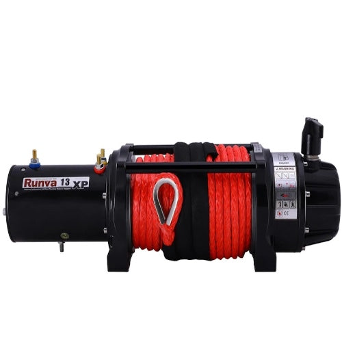 Runva 13XP Premium Winch 12V With Synthetic Rope & Accessory Kit