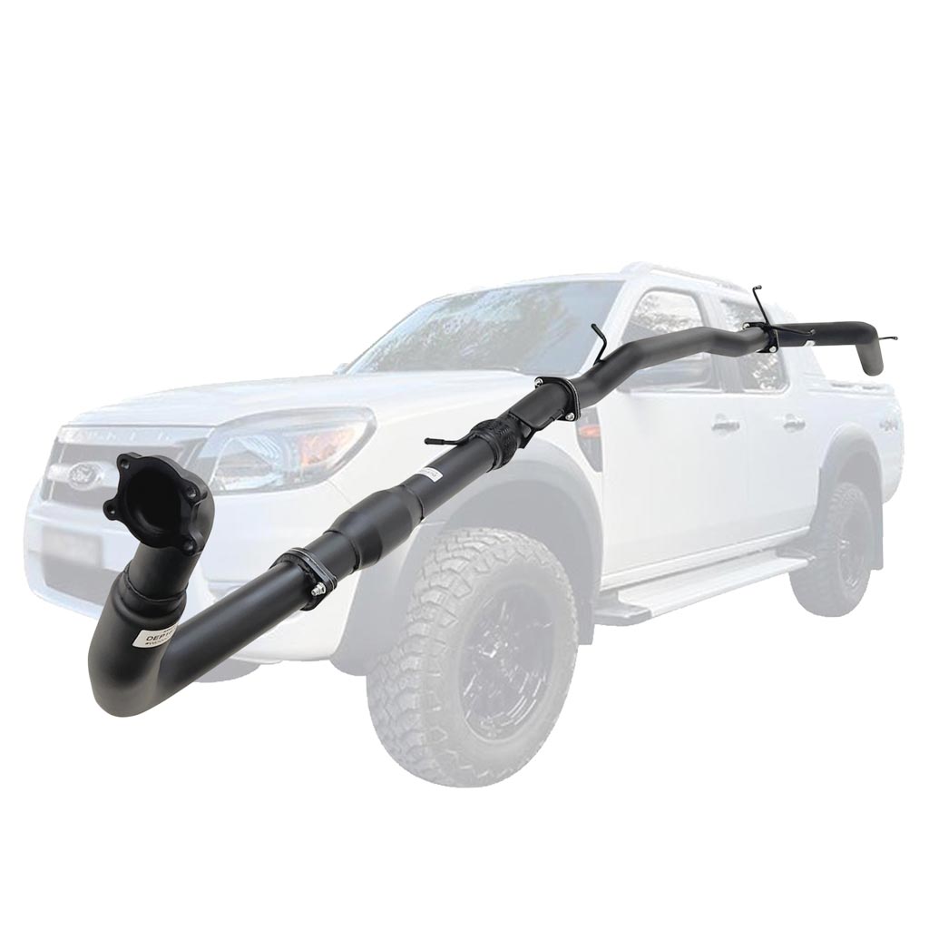 FORD RANGER PJ PK 2.5L & 3.0L AUTO 3" TURBO BACK EXHAUST WITH CAT NO MUFFLER