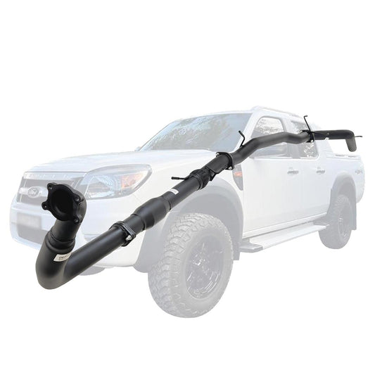 FORD RANGER PJ PK 2.5L & 3.0L AUTO 3" TURBO BACK EXHAUST WITH CAT NO MUFFLER