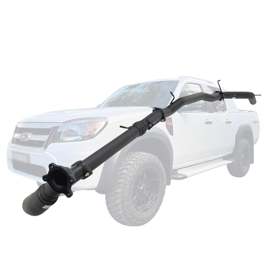 FORD RANGER PJ PK 2.5L & 3.0L AUTO 3" TURBO BACK EXHAUST WITH PIPE ONLY