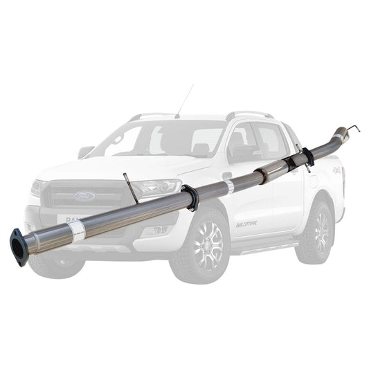 FORD RANGER PX 2.2L 10/2016 ON 3" # DPF # BACK STAINLESS EXHAUST WITH HOTDOG ONLY