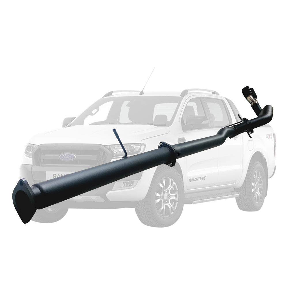 FORD RANGER PX 2.2L 10/2016 ON 3" # DPF # BACK EXHAUST WITH PIPE ONLY SIDE EXIT TAILPIPE