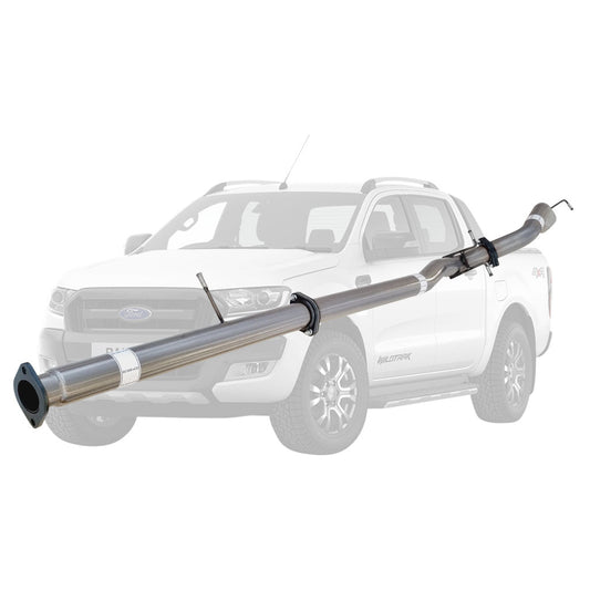 FORD RANGER PX 2L 10/2016 ON 3" # DPF # BACK STAINLESS EXHAUST WITH PIPE ONLY