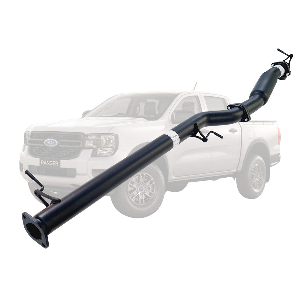 FORD RANGER NEXT GEN 4CYL 2L BI-TURBO 2022 > 3" # DPF # BACK EXHAUST WITH HOTDOG ONLY DIFF DUMP EXIT