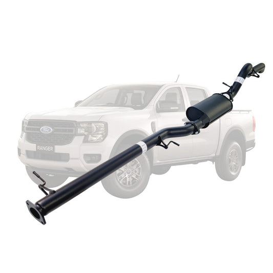 FORD RANGER NEXT GEN 4CYL 2L BI-TURBO 2022 > 3" # DPF # BACK EXHAUST WITH MUFFLER ONLY