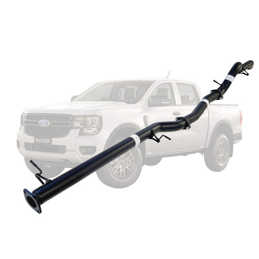 FORD RANGER NEXT GEN 4CYL 2L BI-TURBO 2022 > 3" # DPF # BACK EXHAUST WITH PIPE ONLY
