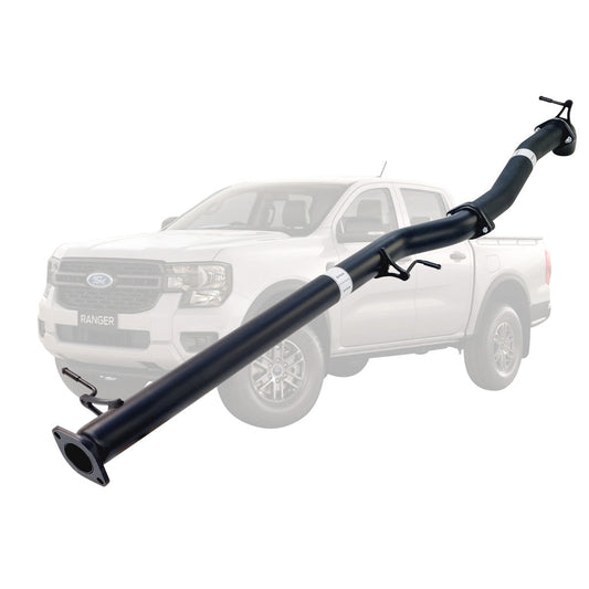FORD RANGER NEXT GEN 4CYL 2L BI-TURBO 2022 > 3" # DPF # BACK EXHAUST WITH PIPE ONLY DIFF DUMP EXIT