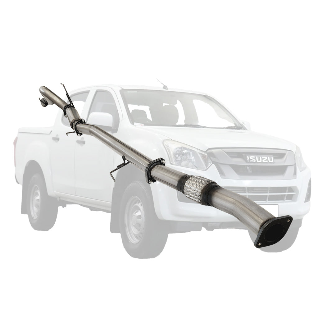 ISUZU D-MAX TF 3.0L 4JJ1-TCX 09/2016 To 10/2019 3" # DPF # BACK STAINLESS EXHAUST WITH HOTDOG
