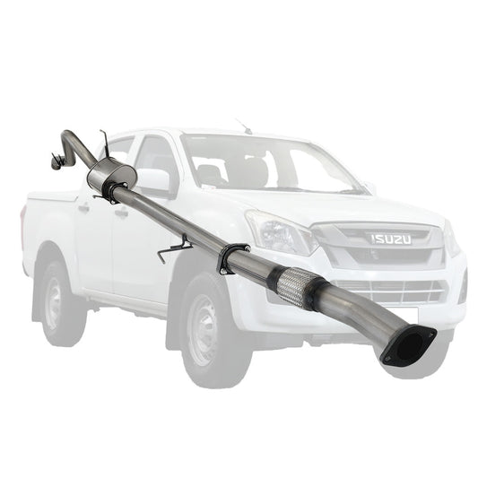 ISUZU D-MAX TF 3.0L 4JJ1-TCX 09/2016 To 10/2019 3" # DPF # BACK STAINLESS EXHAUST WITH MUFFLER