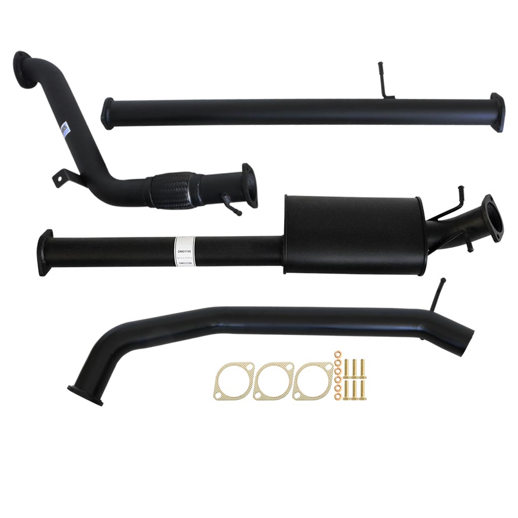 MAZDA BT-50 UP, UR 3.2L 2011 - 9/2016 3" TURBO BACK EXHAUST WITH MUFFLER NO CAT