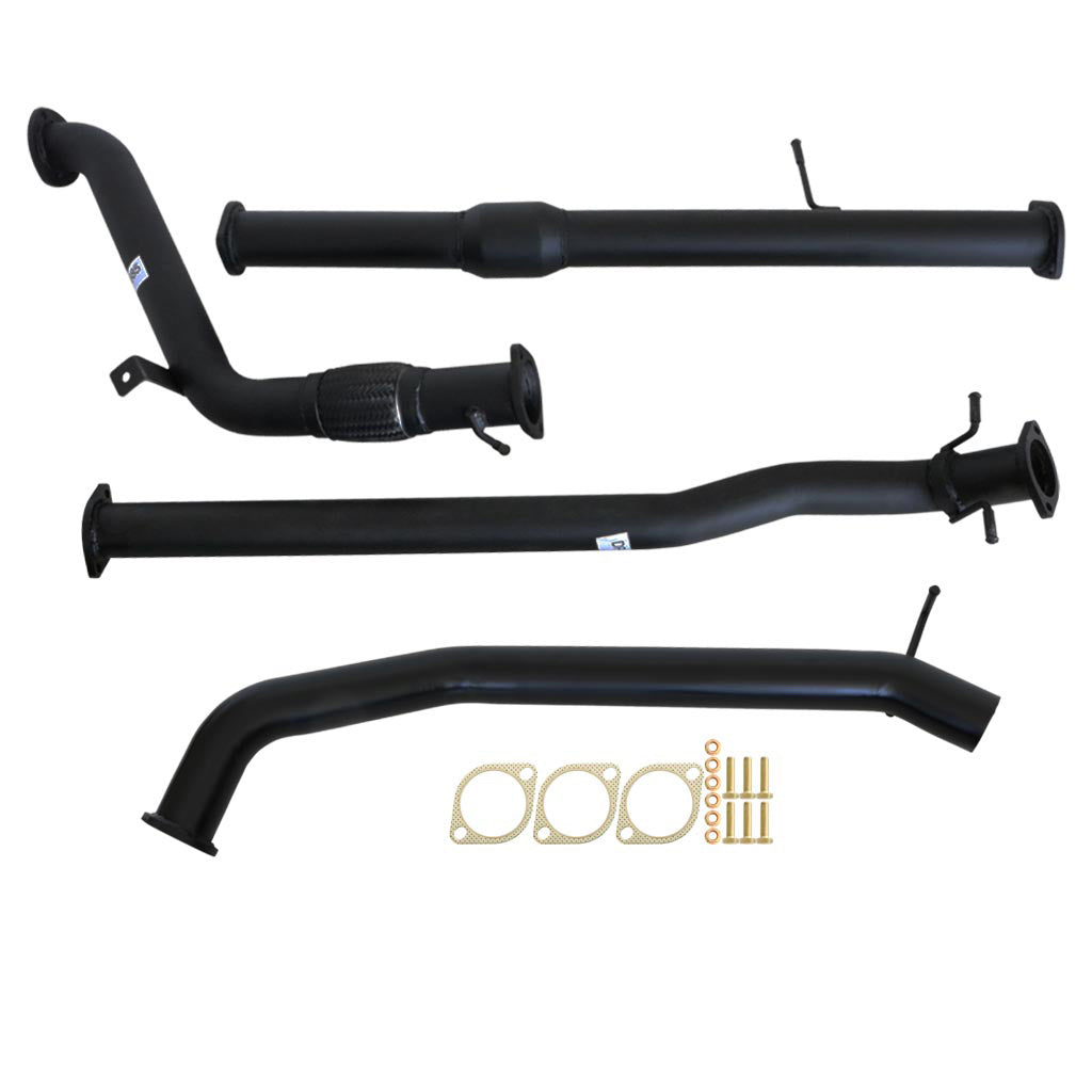 MAZDA BT-50 UP, UR 3.2L 2011 - 9/2016 3" TURBO BACK EXHAUST WITH CAT NO MUFFLER