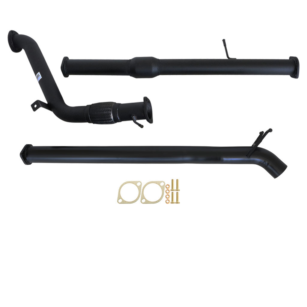 MAZDA BT-50 UP, UR 3.2L 2011 - OCT 2016 3" TURBO BACK EXHAUST WITH CAT & DIFF DUMP TAILPIPE