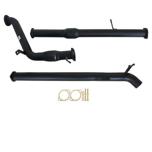 MAZDA BT-50 UP, UR 3.2L 2011 - OCT 2016 3" TURBO BACK EXHAUST WITH CAT & DIFF DUMP TAILPIPE