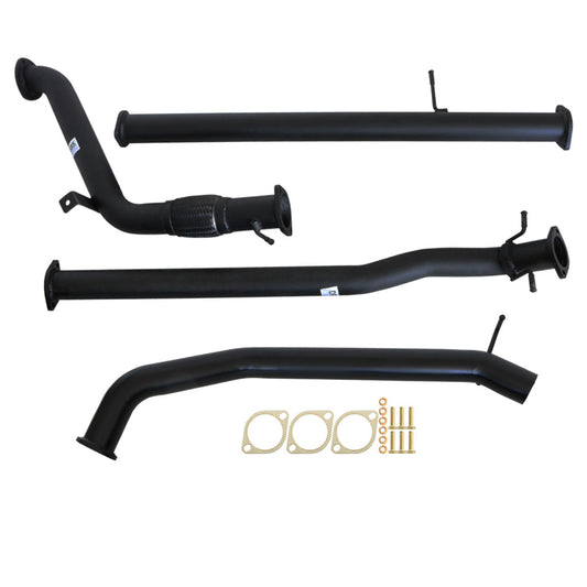 MAZDA BT-50 UP, UR 3.2L 2011 - 9/2016 3" TURBO BACK EXHAUST WITH PIPE ONLY