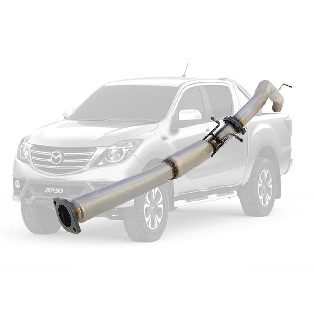 MAZDA BT-50 UR 3.2LT 10/2016 ON 3" # DPF # BACK STAINLESS EXHAUST WITH HOTDOG