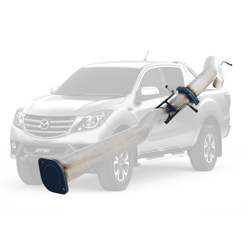 MAZDA BT-50 UR 3.2LT 10/2016 ON 3" # DPF # BACK STAINLESS PIPE ONLY EXHAUST