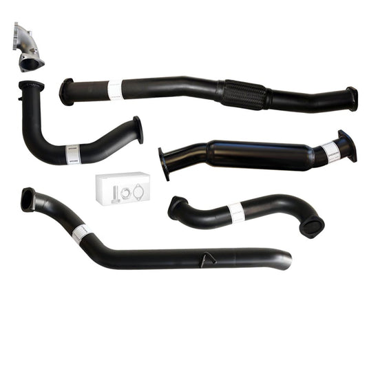 NISSAN PATROL GU TD42 WAGON 3" TURBO BACK EXHAUST WITH STAINLESS CAST DUMP PIPE & HOTDOG