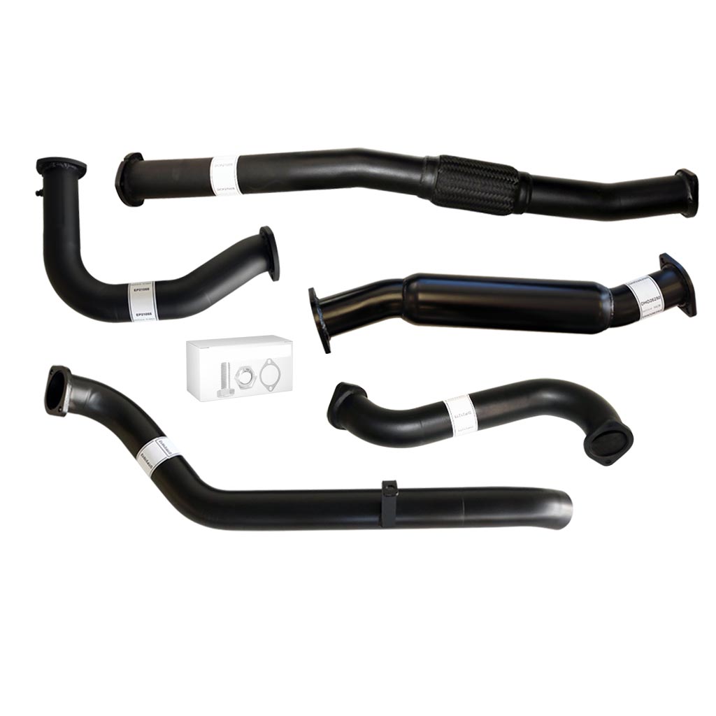 NISSAN PATROL GU 4.2L TD42-T 96-2006 UTE COIL & LEAF SPRING 3" EXHAUST WITH HOTDOG ONLY (NO DUMP PIPE inc) use HDP for Dump Pipe