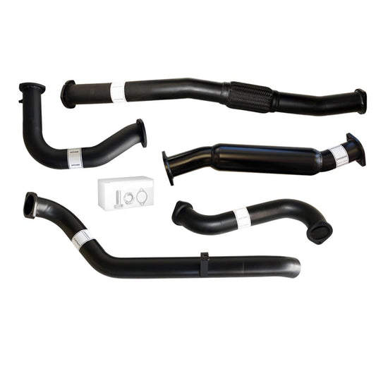NISSAN PATROL GU 4.2L TD42-T 96-2006 UTE COIL & LEAF SPRING 3" EXHAUST WITH HOTDOG ONLY (NO DUMP PIPE inc) use HDP for Dump Pipe