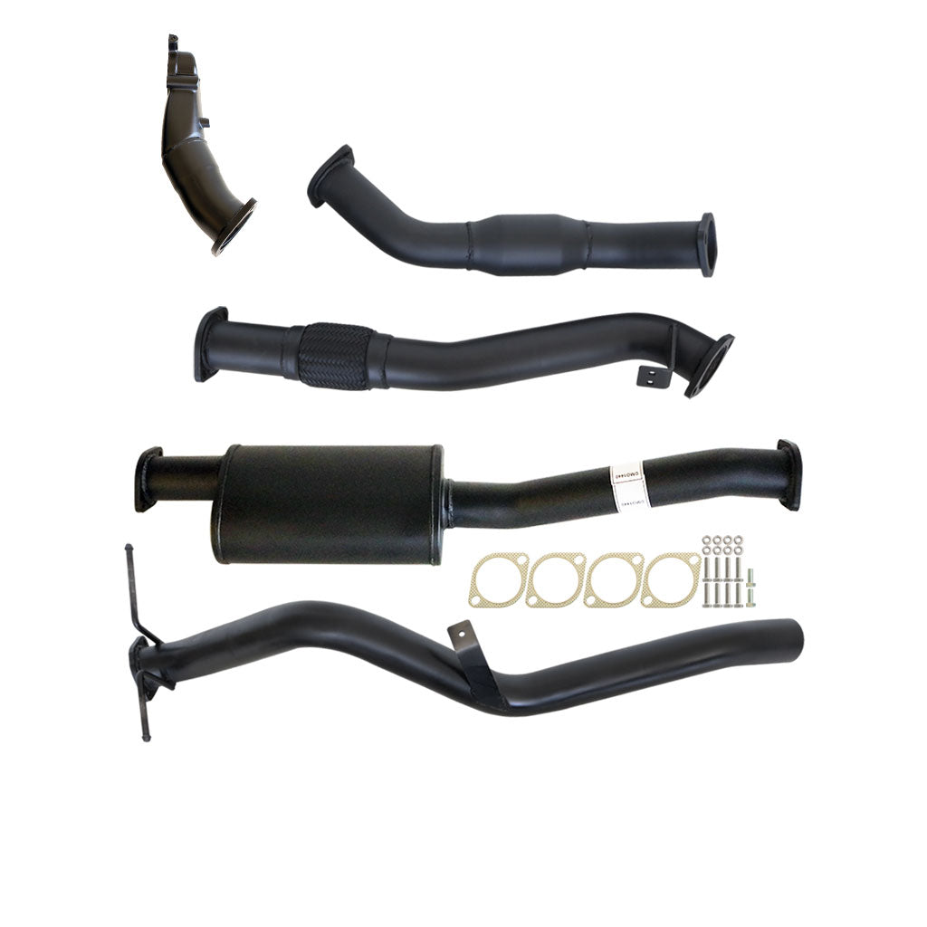 NISSAN NAVARA D22 2.5L YD25DD-TI 4WD 3" INCH TURBO BACK EXHAUST WITH CAT & MUFFLER
