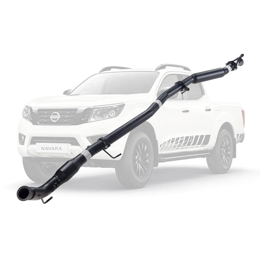 Nissan Navara D23 2.3L Ys23Ddtt 2015 > 3" Turbo Back DPF Delete Exhaust With Hotdog And Cat Diff Dumped