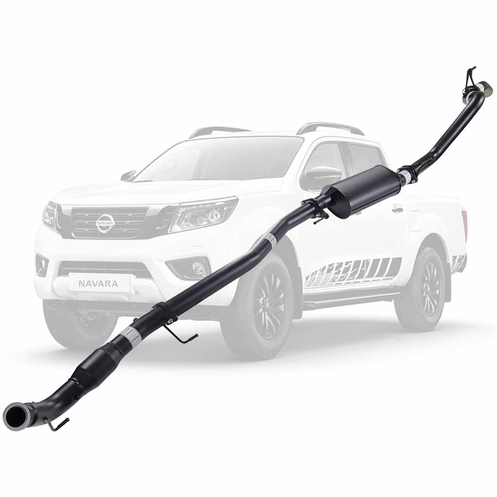 Nissan Navara D23 2.3L YS23DDTT 2015 > 3" Turbo Back DPF Delete Exhaust With Muffler And Cat