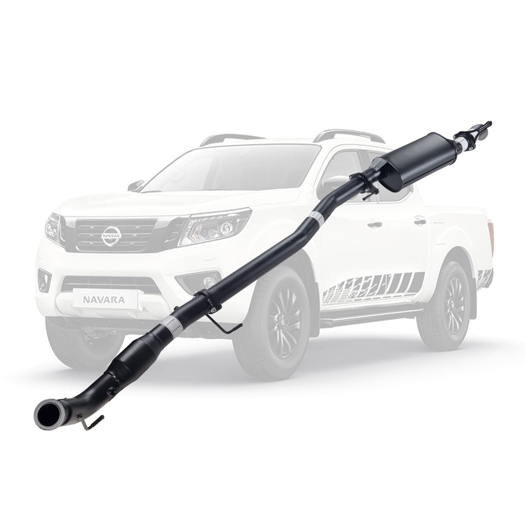 Nissan Navara D23 2.3L YS23DDTT 2015 > 3"  Turbo Back DPF Delete Exhaust With Muffler And Cat Diff Dumped