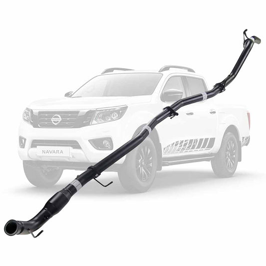 Nissan Navara D23 2.3L YS23DDTT 2015 > 3" Turbo Back DPF Delete Exhaust With Cat And No Muffler