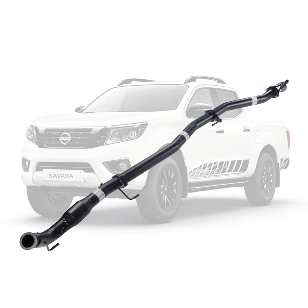Nissan Navara D23 2.3L YS23DDTT 2015 > 3" Turbo Back DPF Delete Exhaust With Cat No Muffler Diff Dumped