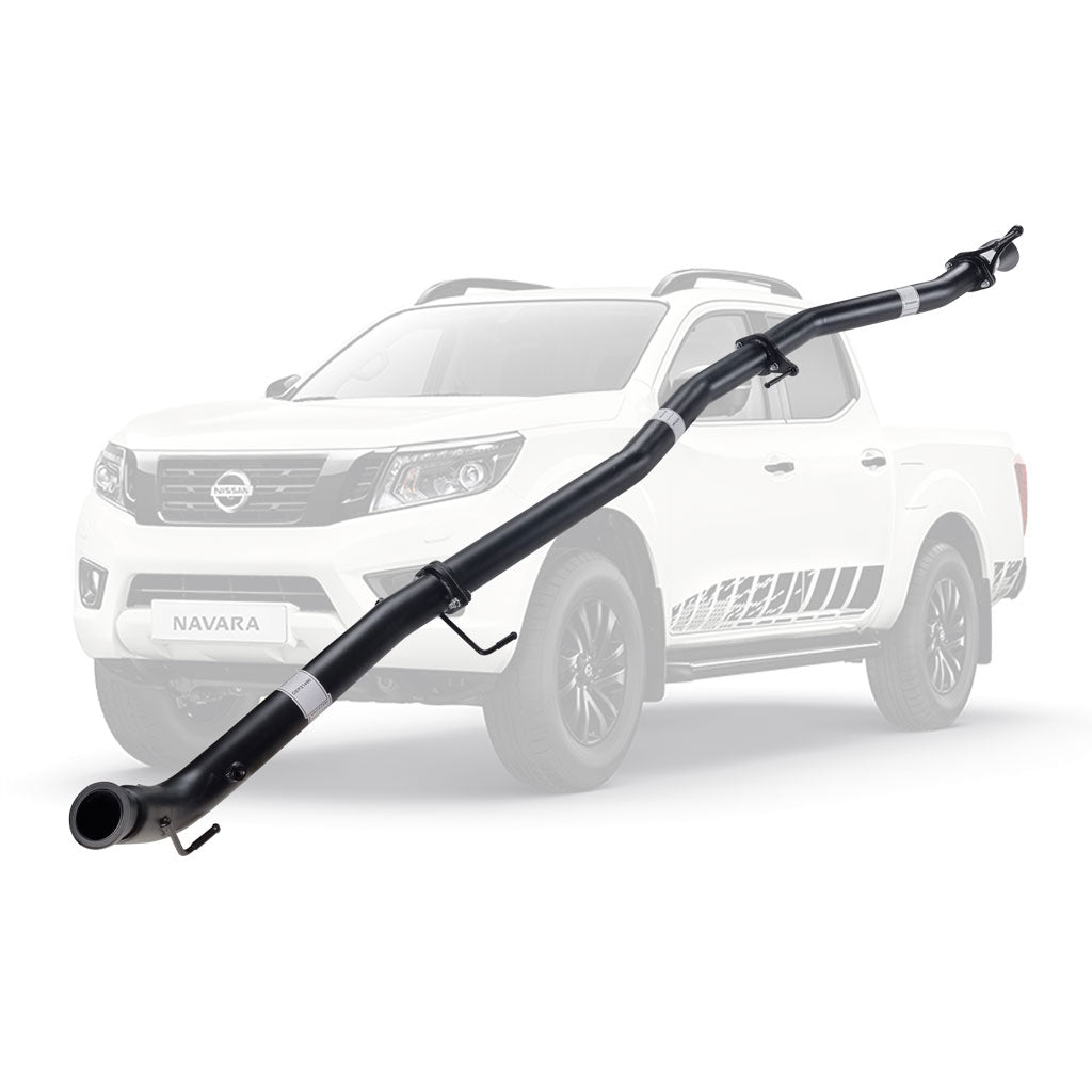 Nissan Navara D23 2.3L YS23DDTT 2015 > 3" Turbo Back DPF Delete Exhaust With Pipe Diff Dumped