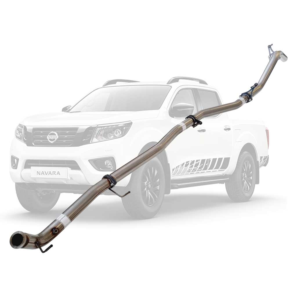 Nissan Navara D23 2.3L YS23DDTT 2015 > 3" Turbo Back DPF Delete Stainless Exhaust With Pipe Only