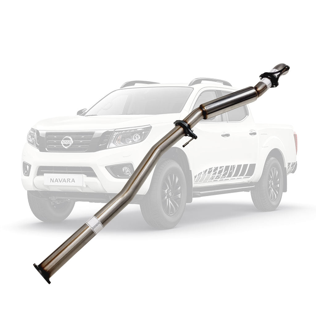 NISSAN NAVARA D23 2.3L YS23DDTT 2015 > 3" STAINLESS STEEL #DPF# BACK EXHAUST WITH HOTDOG ONLY AND DIFF DUMPED