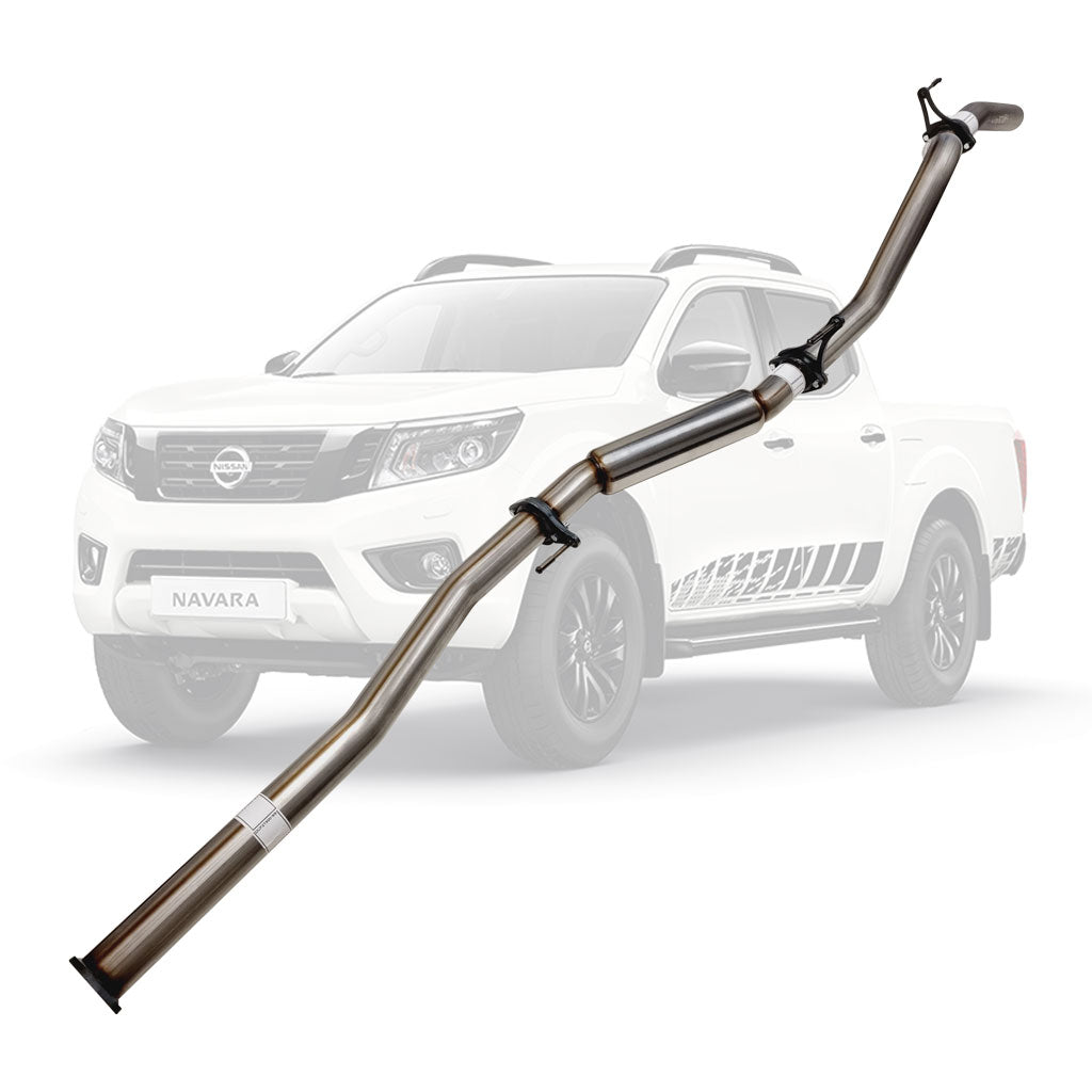 NISSAN NAVARA D23 2.3L YS23DDTT 2015 ON 3" Stainless Steel #DPF# BACK EXHAUST WITH HOTDOG ONLY