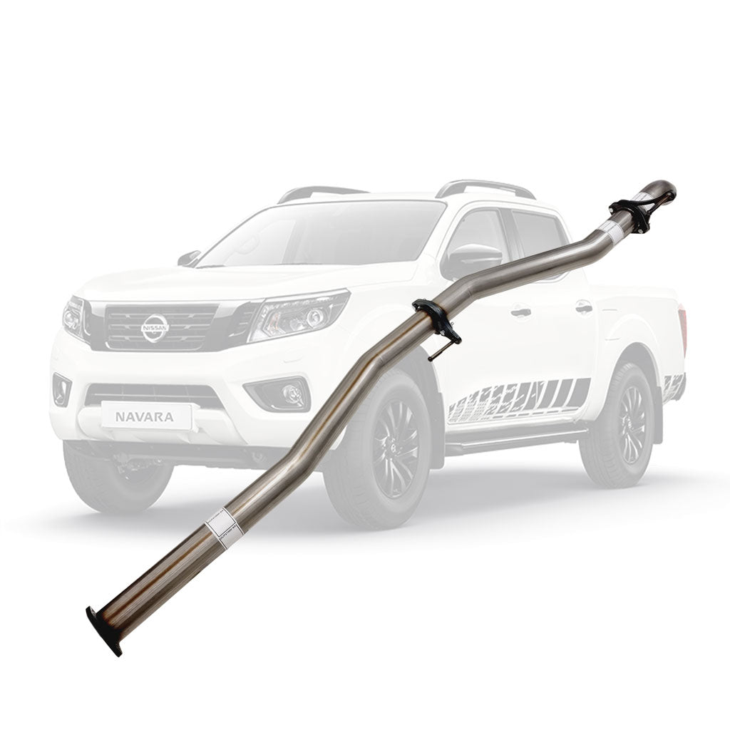 NISSAN NAVARA D23 2.3L YS23DDTT 2015 > 3" STAINLESS STEEL #DPF# BACK EXHAUST WITH PIPE DIFF DUMPED