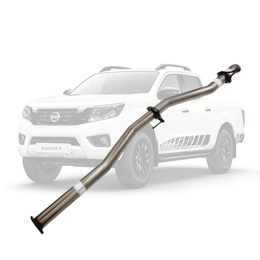 NISSAN NAVARA D23 2.3L YS23DDTT 2015 > 3" STAINLESS STEEL #DPF# BACK EXHAUST WITH PIPE DIFF DUMPED