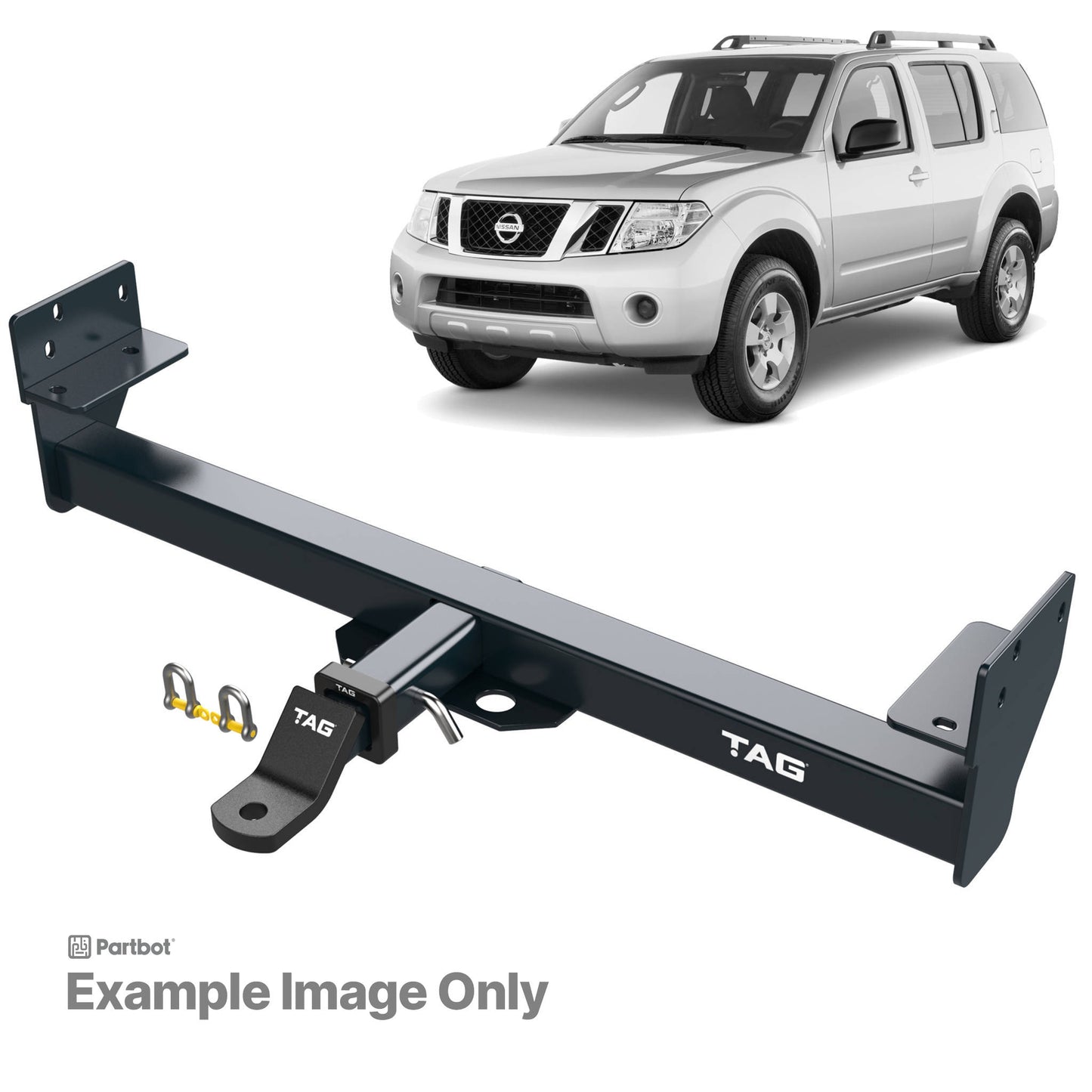 TAG Heavy Duty Towbar for Nissan Pathfinder (07/2005 - 09/2013)