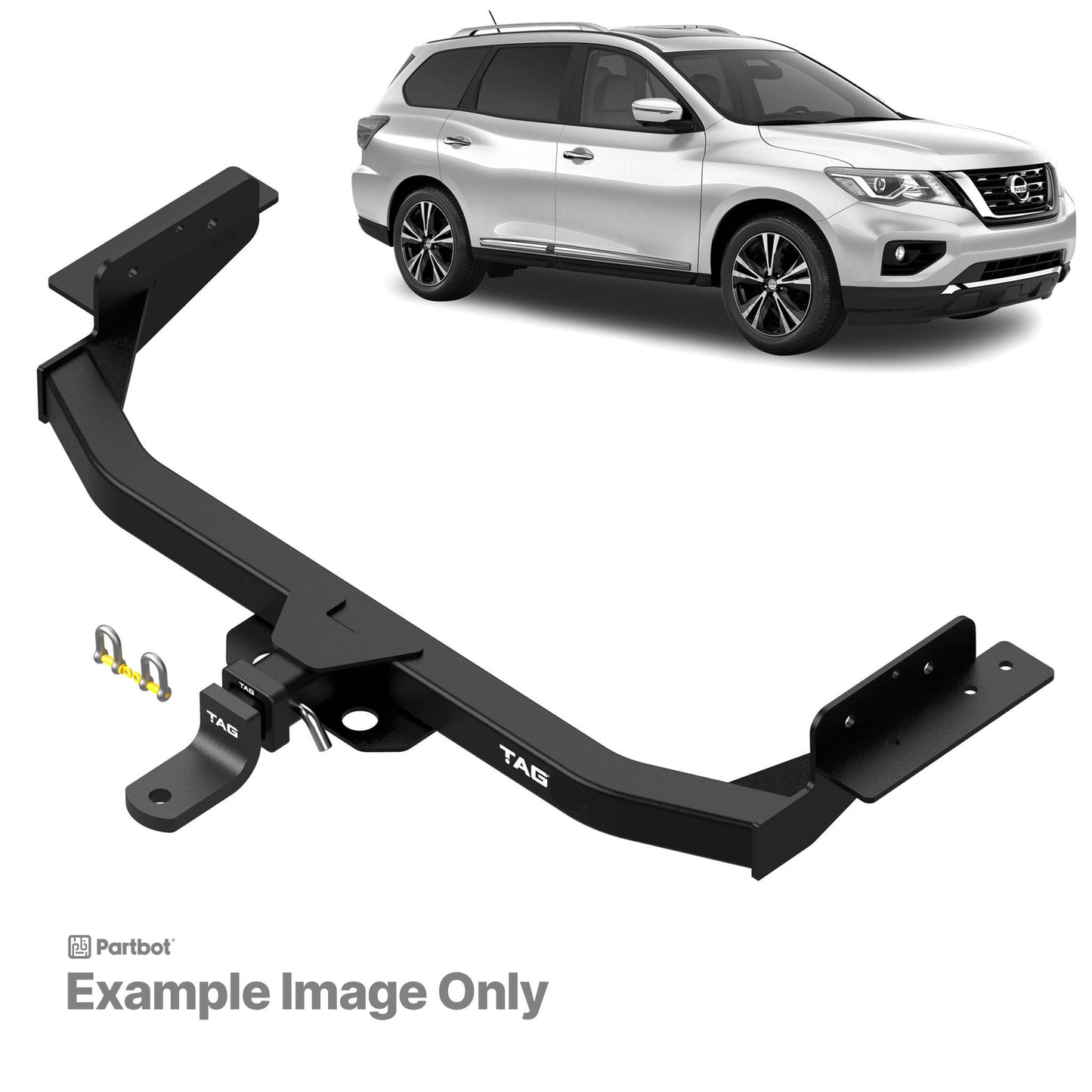 TAG Heavy Duty Towbar for Nissan Pathfinder (10/2013 - 12/2020)